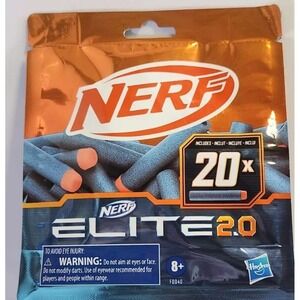 Nerf Elite 2.0 Foam Darts 20X Hasbro New!